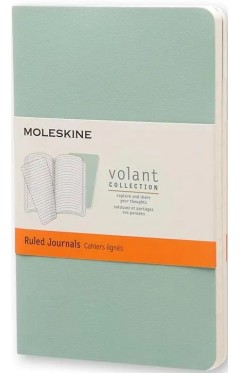 Moleskine Volant Journal Pocket Ruled Sage Green pk 2